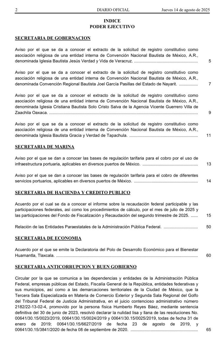 Orden Jurídico Nacional tweet media