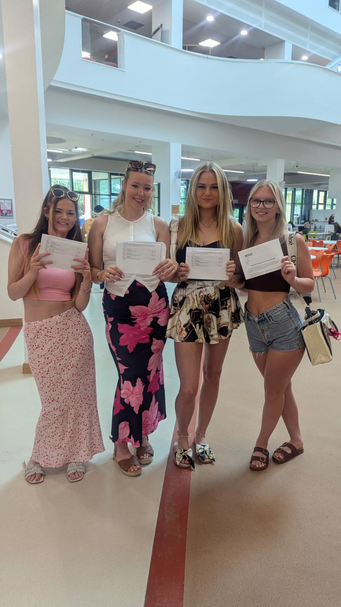 NCFE's tweet image. After studying at @barnsleycollege, Ruby, Jess, Jess and Erin have completed their Education and Early Years T level with outstanding results and are all making their way to university to pursue teaching careers.

#Results2025 #TLevels #Level3Results #SkillsMatter