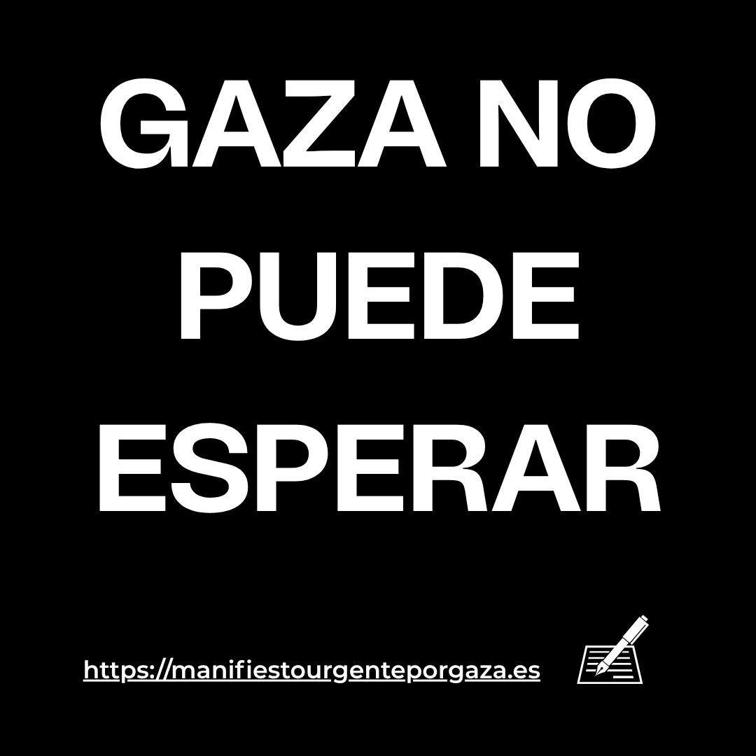 Alzamos la voz como una sola junto a más de 120.000 firmantes: manifiesto urgente por #Gaza⚠️el sufrimiento de la población palestina es insoportable.
❌No podemos ser indiferentes.
Tú también puedes firmar y compartir aquí👇
manifiestourgenteporgaza.es