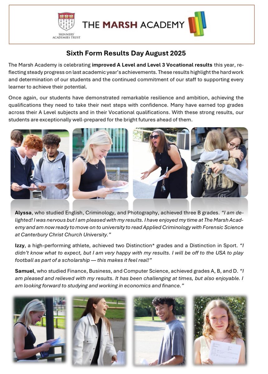 The Marsh Academy tweet media