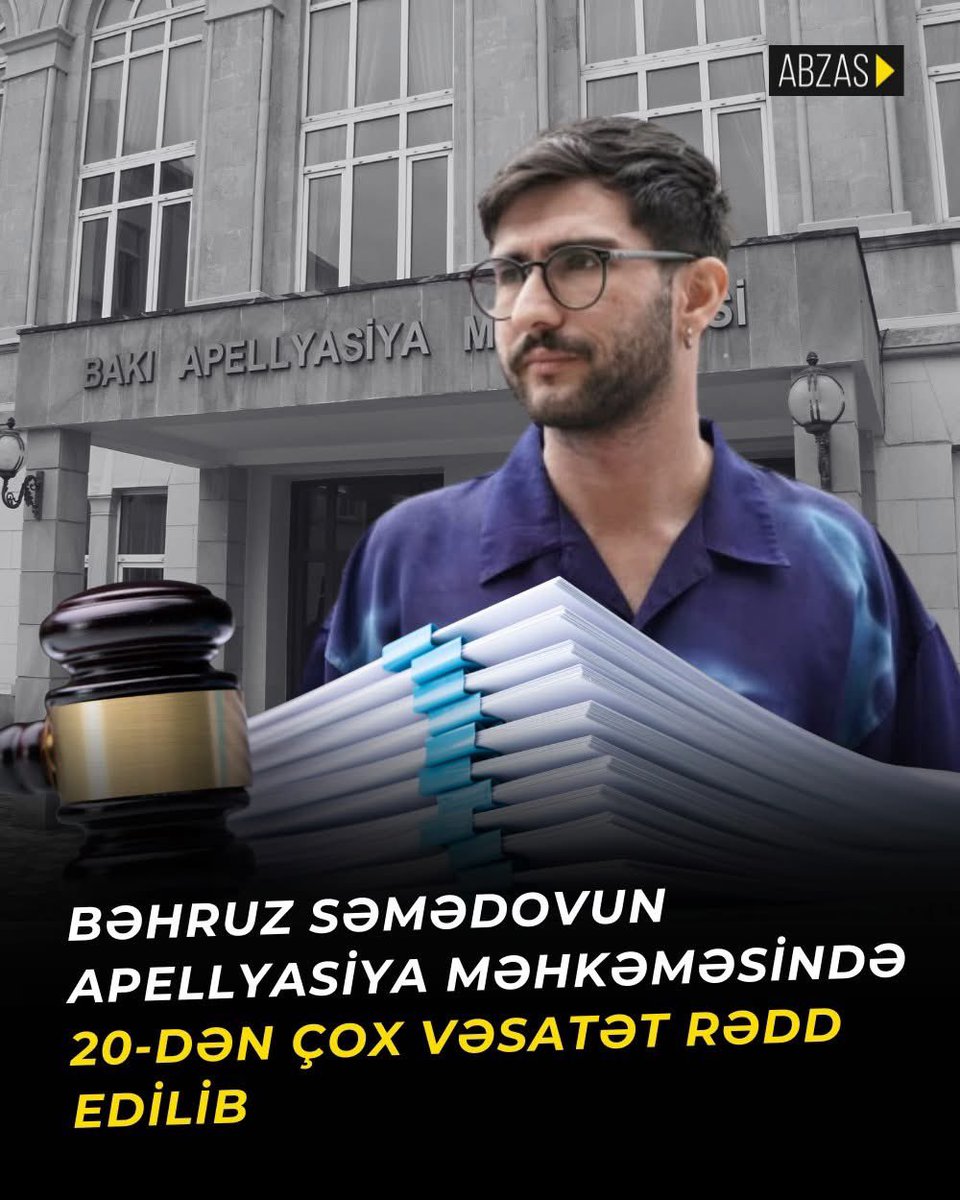 Avqustun 13-də Bakı Apellyasiya Məhkəməsində sülh fəalı Bəhruz Səmədovun Bakı Ağır Cinayətlər Məhkəməsinin çıxardığı hökmdən verdiyi şikayətə baxılıb.  

Şikayətə Elmar Rəhimovun sədrlik etdiyi hakimlər kollegiyası baxıb. Məhkəmə prosesi qapalı keçirilib. 

Yaxınlarının "Meydan