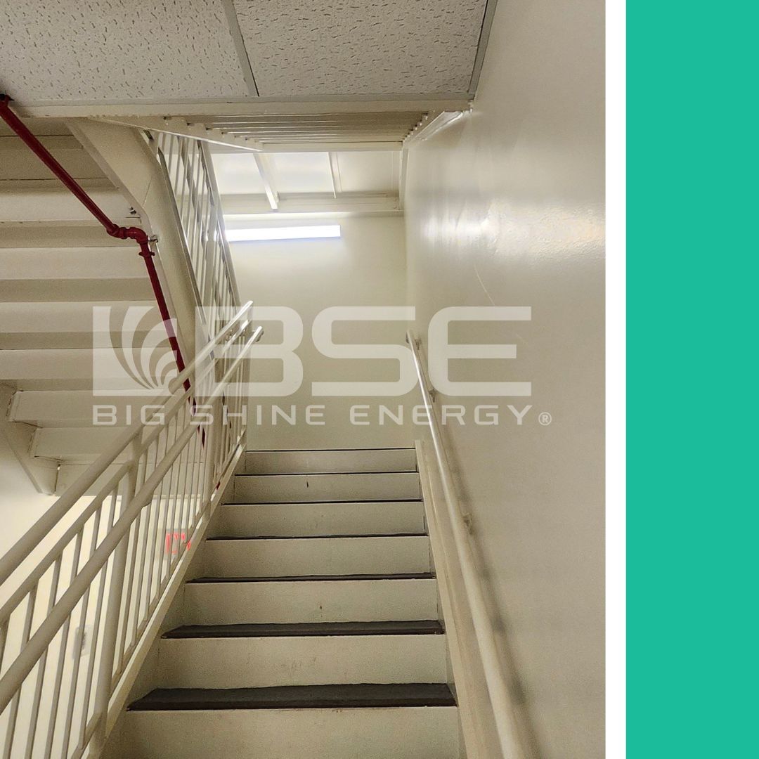 BigShineEnergy's tweet image. Bright ideas, even in the stairwell 💡🏢 Big Shine Energy brings smart lighting to every corner—efficiency you can see. #EnergySolutions #BrightSpaces #BigShineEnergy