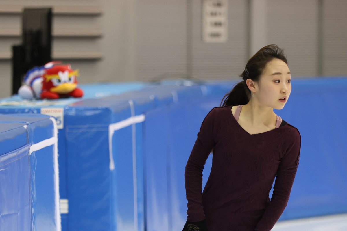 本日、#松生理乃 選手の取材がありました❗️

#フジテレビ
#中京大学スケート部
#チューグル