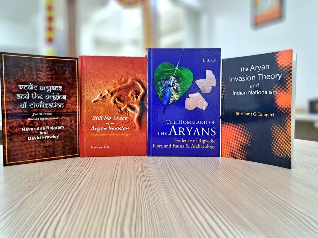 Padhega India (Bodhi Tree Knowledge Services) (@padhegaindia_) on Twitter photo #PIBookUtsav 💛 Flat 20% Discount.
Presenting 4 really Significant Books :
• Vedic Aryans and the Origin of Civilization : Navaratna Rajaram & <a href="/davidfrawleyved/">Dr David Frawley</a>
Still No Traces of an Aryan Invasion: <a href="/Koenraad_Elst/">Koenraad Elst</a>
• The Homelands of the Aryans: BB Lal
• The Aryan Invasion #PIBookUtsav 💛 Flat 20% Discount.
Presenting 4 really Significant Books :
• Vedic Aryans and the Origin of Civilization : Navaratna Rajaram & <a href="/davidfrawleyved/">Dr David Frawley</a>
Still No Traces of an Aryan Invasion: <a href="/Koenraad_Elst/">Koenraad Elst</a>
• The Homelands of the Aryans: BB Lal
• The Aryan Invasion