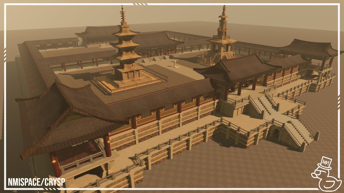 NMiSpace_'s tweet image. Bulguksa Temple (Finished)

 #Roblox | #RobloxDev | #Blender3