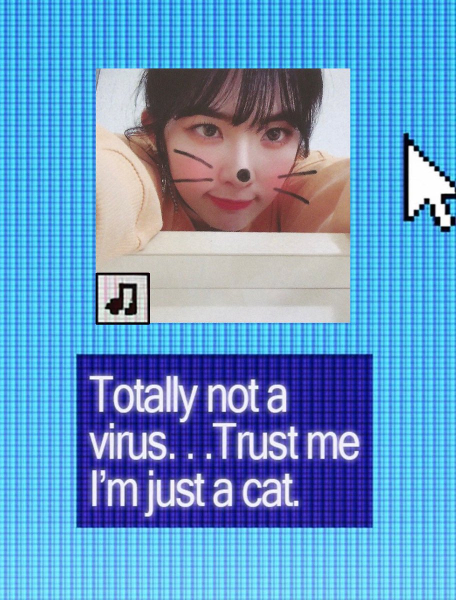 #IRENE is Totally not a virus... Trust HER she’s just a cat

#FromJOYwithLove
