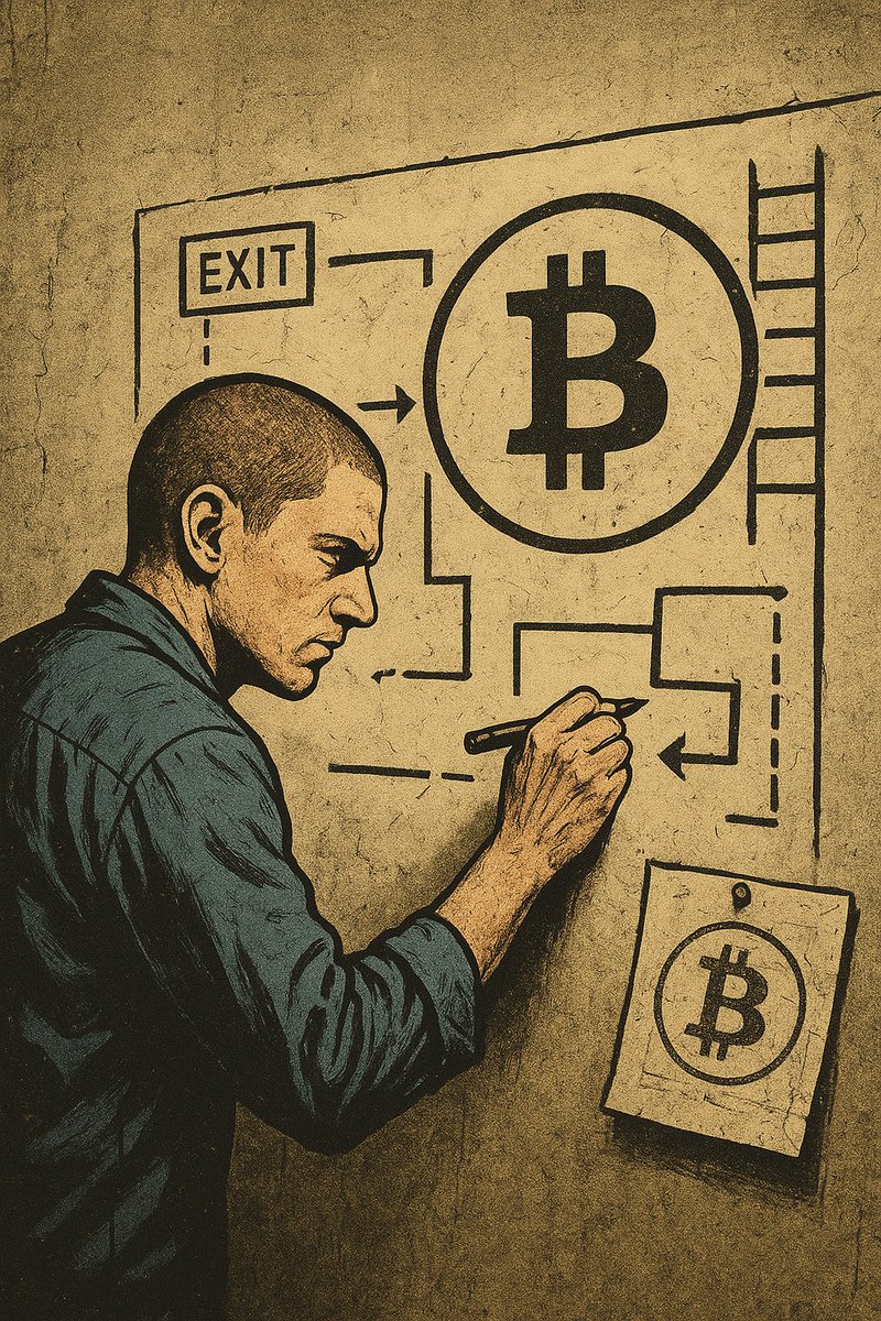 SolDotAX211003's tweet photo. Breaking out of the old system takes more than courage — it takes a plan. Every line drawn is a step closer to the exit. 🚪➡️ ₿ #Bitcoin $PTB @PortaltoBitcoin 
#FreedomFinance https://t.co/5qVKl33jHE