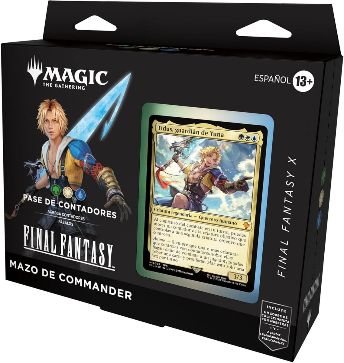 MTG x FF
#MTG #FinalFantasy
Ya a la venta. STOCK DE LOS 4 COMMANDER! Ediciones Españolas!

Commander Cloud: amzlink.to/az06ojzBD9Vr1
Commander Tidus: amzlink.to/az011scx0Ttw0
Commander Terra: amzlink.to/az0gB3yOYmrkJ
Commander Y'shtola: amzlink.to/az0RicYyzKJJR
#Afiliado