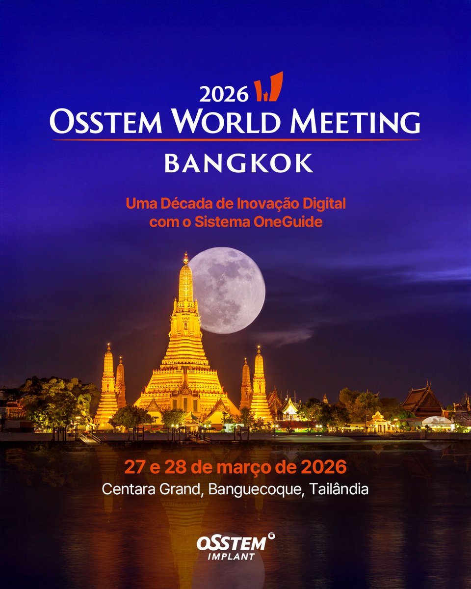 OsstemPortugal's tweet photo. OSSTEM World Meeting 2026

#OSSTEM #OsstemImplant #OsstemPortugal
#OSSTEMWorldMeeting #DentisteriaDigital
#OneGuide #OWMBanguecoque2026 #OWM https://t.co/WPr28a0Cbo