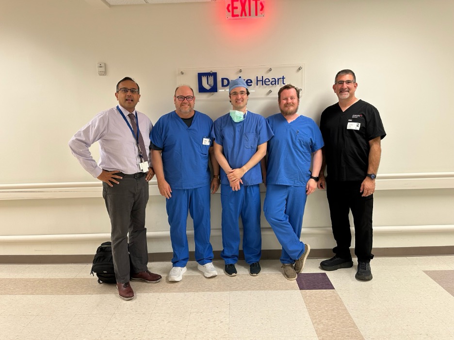 Marat Fudim, MD MHS (@fudimmarat) on Twitter photo 🚨New Study Alert
First two patients randomized into the Splanchnic X trial <a href="/DukeHeartCenter/">Duke Heart</a>
We study the safety and efficacy in splanchnic nerve ablation (aka SAVM therapy) in HFrEF
This is the first RCT in HFrEF
clinicaltrials.gov/study/NCT06733…
<a href="/manesh_patelMD/">Manesh Patel</a> <a href="/NIH/">NIH</a> <a href="/AxonTherapies/">Axon Therapies</a> 🚨New Study Alert
First two patients randomized into the Splanchnic X trial <a href="/DukeHeartCenter/">Duke Heart</a>
We study the safety and efficacy in splanchnic nerve ablation (aka SAVM therapy) in HFrEF
This is the first RCT in HFrEF
clinicaltrials.gov/study/NCT06733…
<a href="/manesh_patelMD/">Manesh Patel</a> <a href="/NIH/">NIH</a> <a href="/AxonTherapies/">Axon Therapies</a>