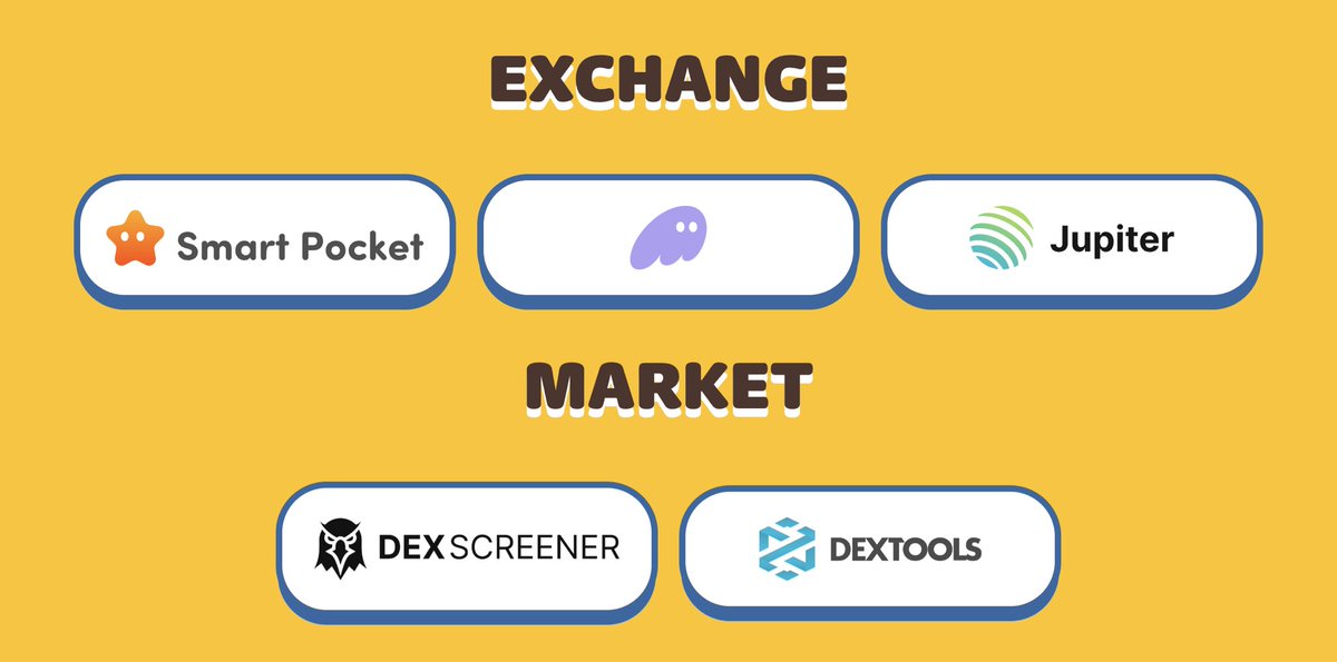 Pockemy $PKM links (<a href="/smapocke/">Smart Pocket</a>) 

Smart Pocket
smapocke.app/meme-pad/6LH9N…

Phantom <a href="/phantom/">Phantom</a> 
phantom.com/tokens/solana/…

Jupiter <a href="/JupiterExchange/">Jupiter (🐱, 🐐)</a> 
jup.ag/tokens/6LH9NDB…

DEX Screener <a href="/dexscreener/">DEX Screener</a> 
dexscreener.com/solana/2loaqkk…

DEX Tools <a href="/DEXToolsApp/">DEXTools</a> 
dextools.io/app/en/solana/…