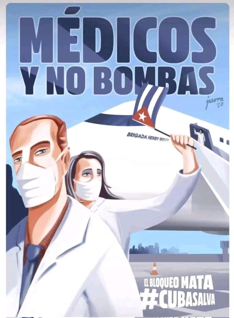 JoseMarianoTam1's tweet photo. @ElNecio_Cuba Estas son las cosas q le molestan al #ImperioDelMal 🇺🇲 y toda su camarilla gobernante. #CubaSocialista patrocina acciones d salud, x eso arremete contra #CubaSolidaria. Sin embargo, #USAPatrocinadorDelTerrorismo ayuda a #NeoFascistas y al #NaziSionismo #CinismoImperial https://t.co/z9dGO8XlGP