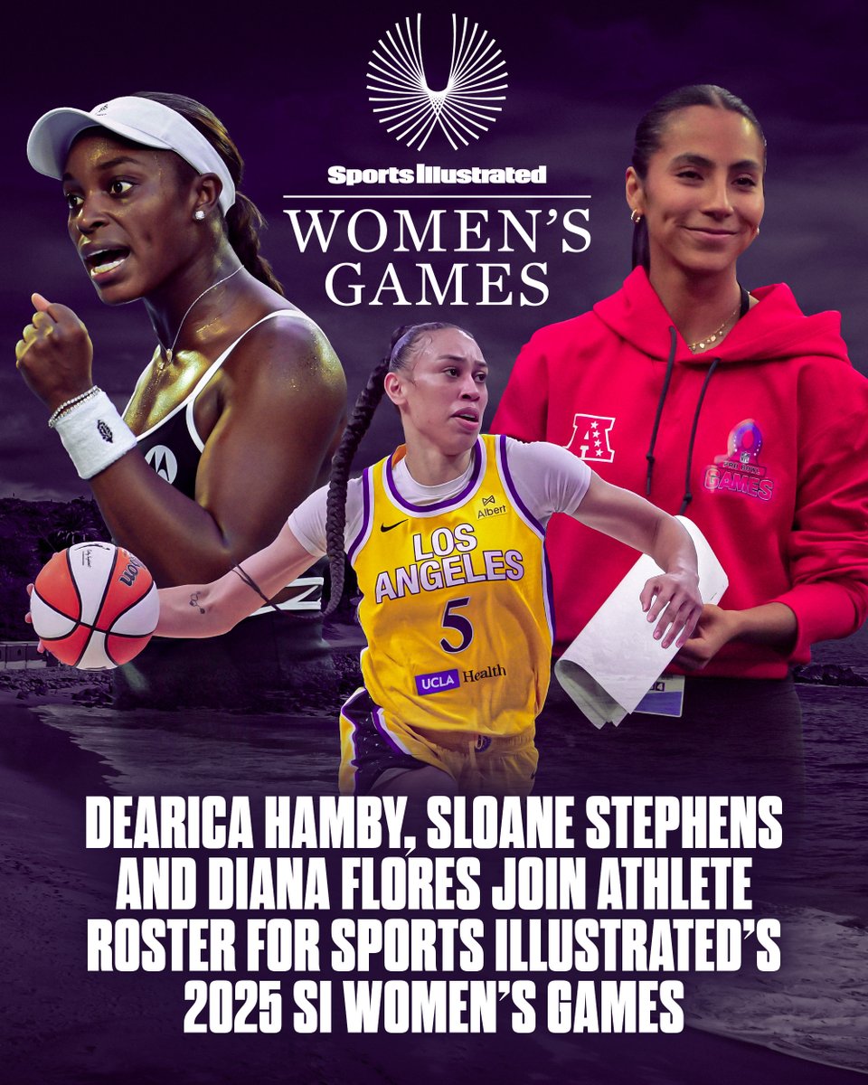 The <a href="/SIWomensGames/">Sports Illustrated Women’s Games</a> is bringing together the best of the best in women’s sports including Dearica Hamby, Sloane Stephens and Diana Flores

Click here for more info: bit.ly/46XBSYa