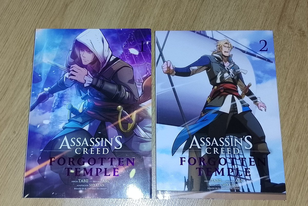 Muchas gracias a <a href="/AssassinsCenter/">AssassinsCreedCenter</a> y a <a href="/NormaEdManga/">NormaEdManga</a> por el sorteo que me va a nutrir de lectura para el final del verano con los dos primeros tomos de Assassins Creed Forgotten Temple
