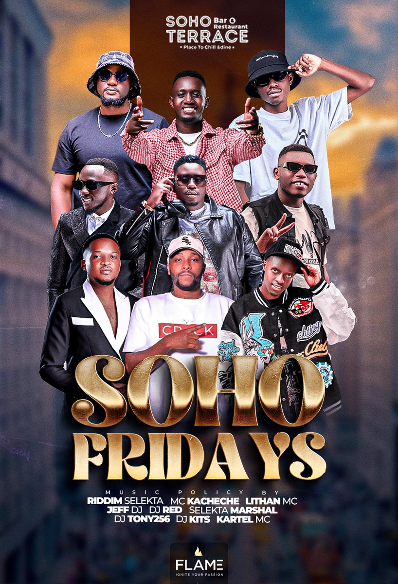 Fridays are magic at Soho Terrace #SohoFridays