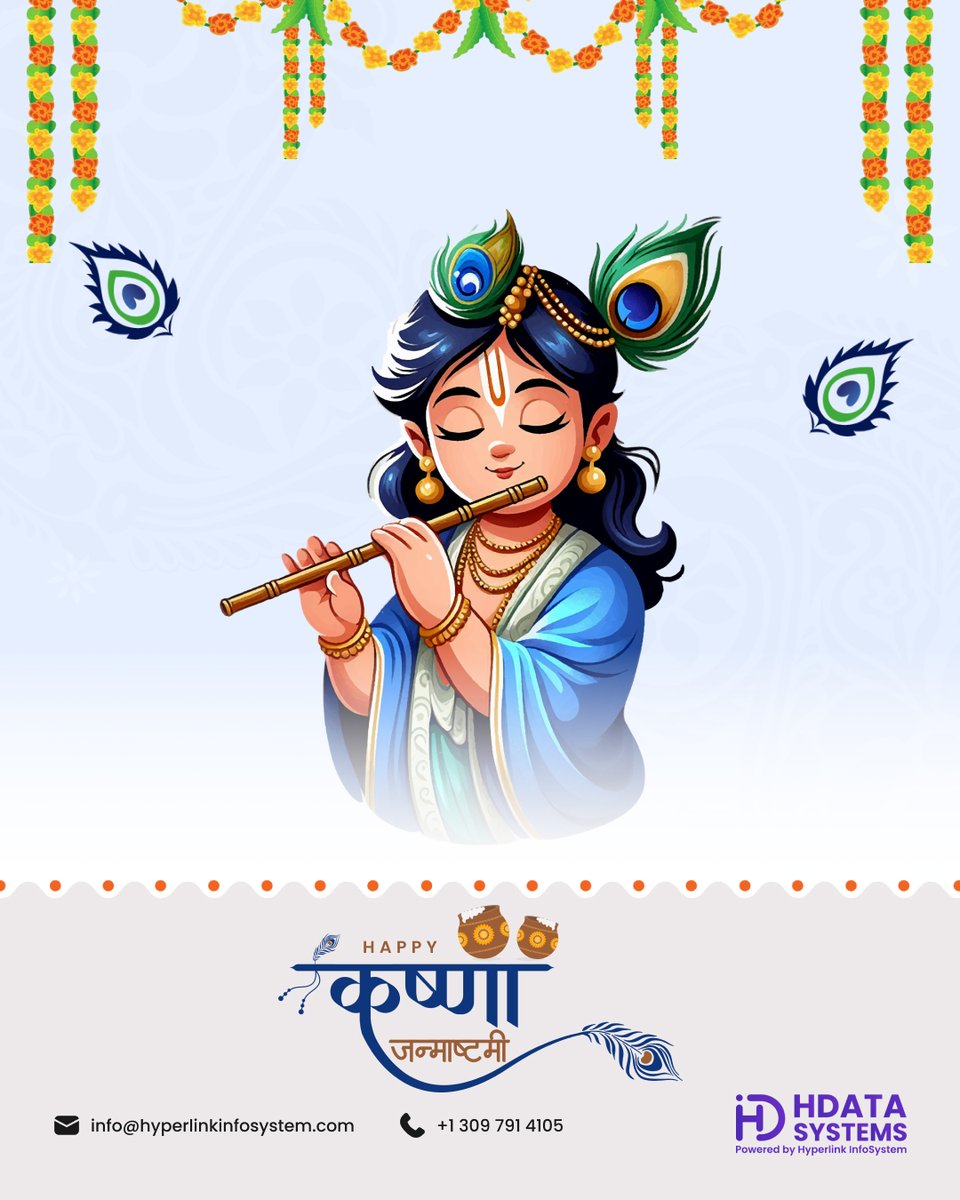 HDataSystems's tweet image. Celebrating the birth of Lord Krishna and the spirit of new beginnings.

#janmashtami #krishna #krishnajanmashtami #lordkrishna #radhakrishna #vrindavan #janmashtamispecial #radheradhe #kanha #happyjanmashtami #radhekrishna #jaishreekrishna #harekrishna