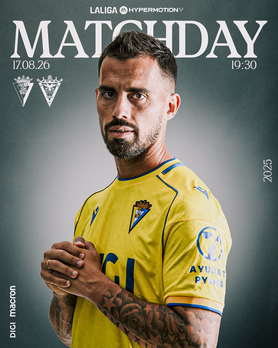 Cádiz Club de Fútbol (@cadiz_cf) on Twitter photo 💛💙 #MatchDay
¡HOY ES DÍA DE PARTIDO!
¡HOY JUEGA EL CÁDIZ CLUB DE FÚTBOL!
🆚 <a href="/CDMirandes/">Club Deportivo Mirandés</a>
📌 Jornada 1 de #LALIGAHYPERMOTION
⏰ 19:30 horas
📻 plaiz.cadizcf.com
📺 LaLiga TV Hypermotion
#⃣ #CádizMirandés
#VamosCádiz 💛💙 #MatchDay
¡HOY ES DÍA DE PARTIDO!
¡HOY JUEGA EL CÁDIZ CLUB DE FÚTBOL!
🆚 <a href="/CDMirandes/">Club Deportivo Mirandés</a>
📌 Jornada 1 de #LALIGAHYPERMOTION
⏰ 19:30 horas
📻 plaiz.cadizcf.com
📺 LaLiga TV Hypermotion
#⃣ #CádizMirandés
#VamosCádiz