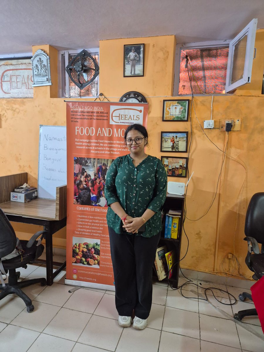 heeals's tweet image. WELCOME TO KIRTI 🇮🇳 from our local community.She is an MPH student and will be joining our local #internshipprogram for the next few months. She is highly motivated and eager to learn more about how our projects on health,personal hygiene can positively impact students & society
