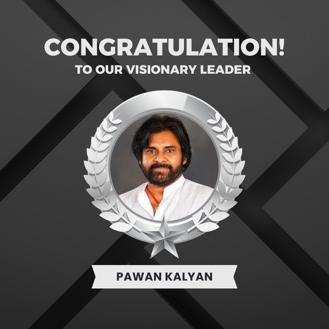 AsianBoxOffice's tweet photo. Congratulations @PawanKalyan Garu On the Winning National Poll BEST POLITICIAN IN INDIA 🔥🔥🔥 https://t.co/yyLHpvukHg