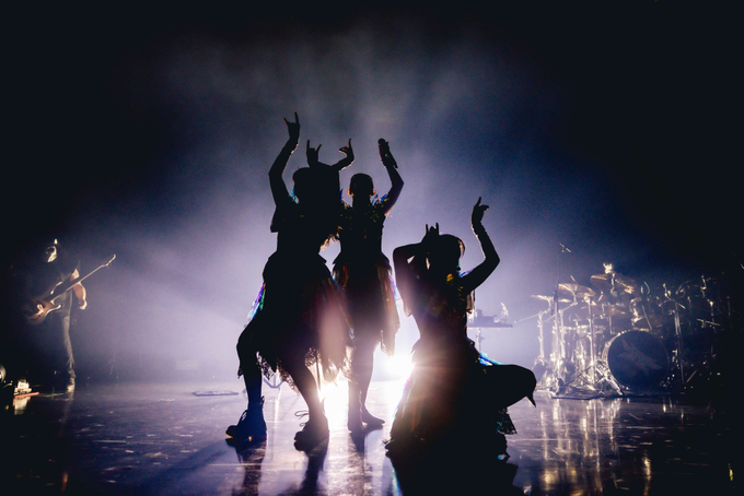 On stage media image