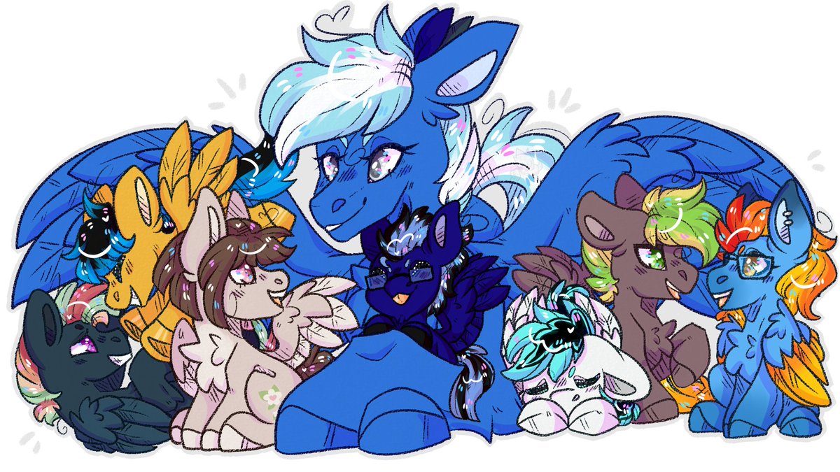 Finished commission for <a href="/Exobass/">📝Exobass📝 - COMMS CLOSED</a> for their discord server ! lots of fun to work on ^^ 

#mlp #pony #mylittlepony #Commission