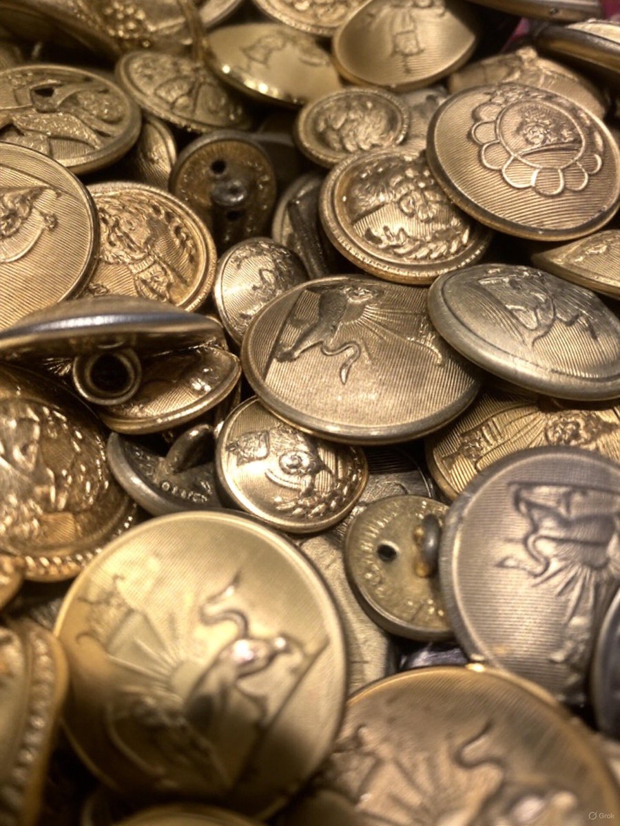 Abc123Community's tweet image. 💛 From vintage gold buttons to digital treasures!
Every detail has a story, every piece holds history — and now, we’re bringing it to the blockchain.

These aren’t just buttons… they’re golden keys to the ABC NFT universe.
✨ Own a piece of the past. Shape the future.

#ABCNFT…