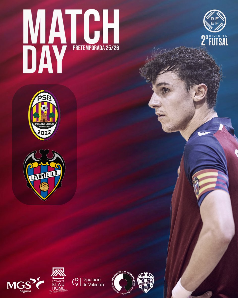 LUDfutbolsala's tweet photo. Primer partido de Pretemporada!!!
📆Viernes 15 de Agosto
⏱ 19:30 horas
🏟 Polideportivo Burjassot
🆚 CFSLosSilosBurjassot https://t.co/TseZOz0D6P