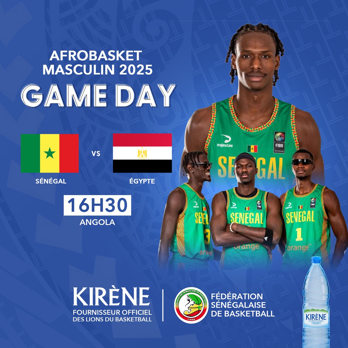 Afrobasket 2025 🏀
Bonne chance à nos Gaïndés !! 💙

#Kirène 
#Fournisseurofficieldeslions
#Afrobasket