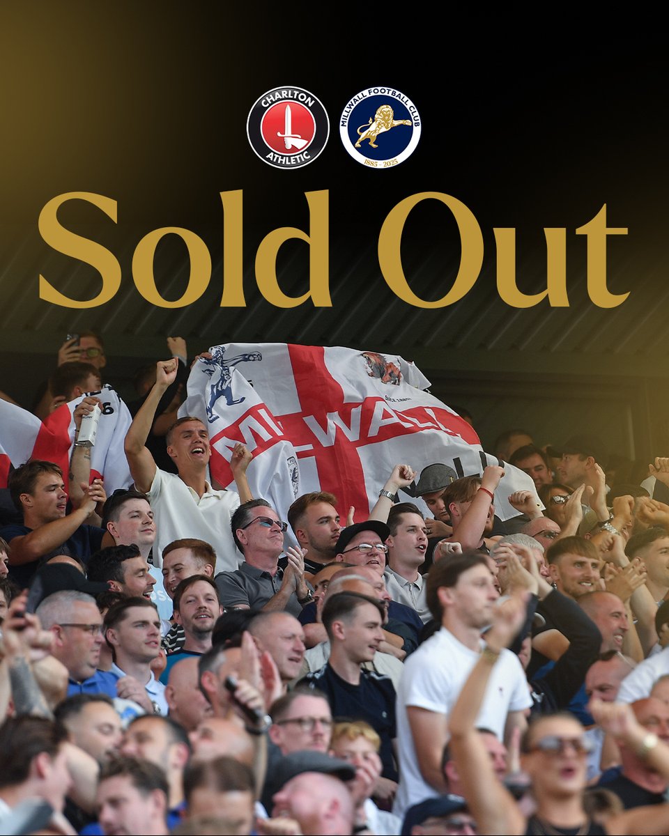 MillwallTickets's tweet image. 🤩 Some atmosphere pending…

🫡 See you at The Valley, Lions fans!