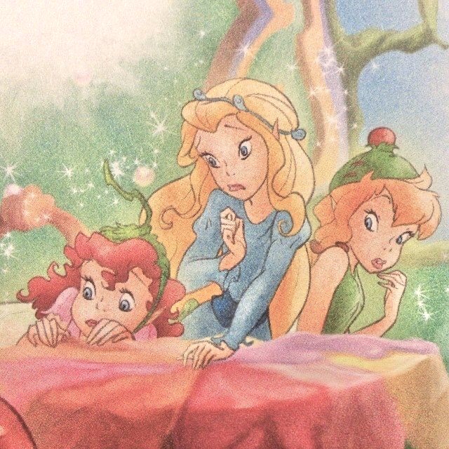 the old classic disney fairies book illustrations 🧚🏼‍♀️