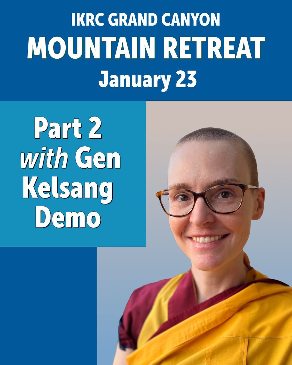 Join in at the International Kadampa Retreat Center Grand Canyon. Grow your spiritual practice with Heart Jewel (part 1) and The Yoga of Buddha Heruka (part 2). Enrollment for the full 6-week experience opens on September 1 at 10am.meditationinnorthernarizona.org/event/mountain…