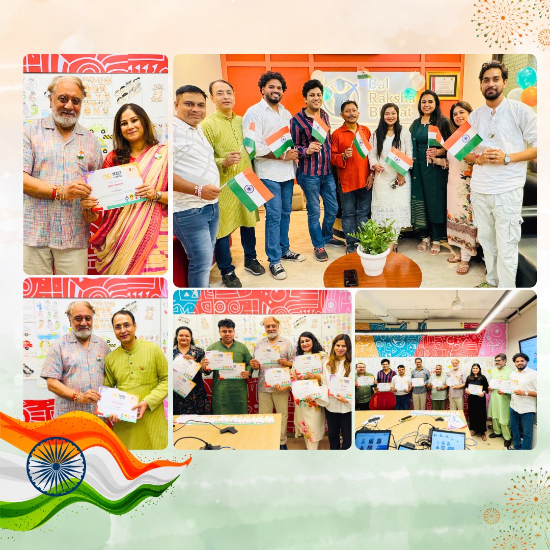 This #IndependenceDay, we celebrated not just freedom — but also dedication. 
41 team members completing 5,10 &amp; 15 years with us were felicitated in the presence of Mr. Harpal Singh (Board Member) &amp; our CEO Mr. Santanu Chakraborty. 
#BalRakshaBharat #EmployeeRecognition