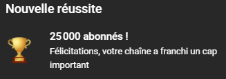 Nouvelle réussite, merci ! 😇