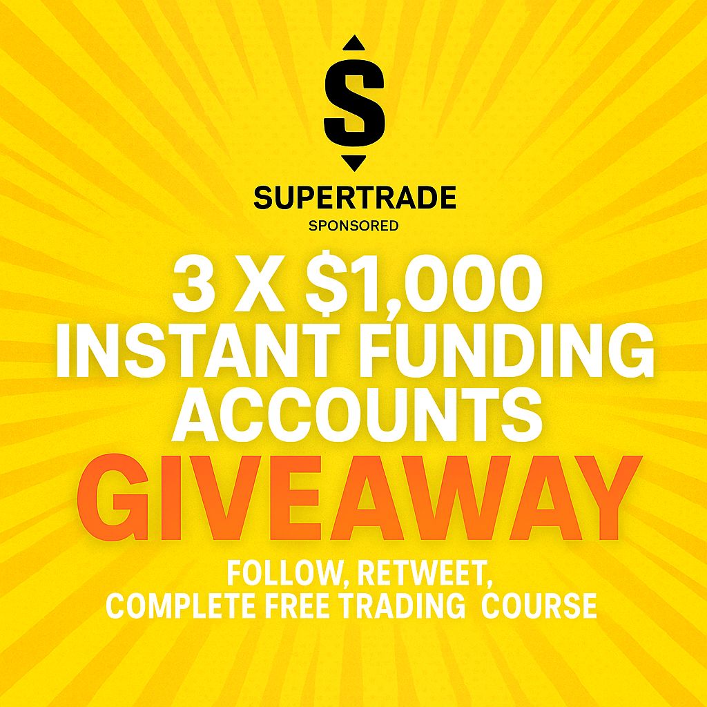 free PropFirm Knowledge (@free_propfirm) on Twitter photo 📢 instant funding accounts giveaway
3 x $1000 instant funding 💵🏆
Must:
Follow <a href="/free_propfirm/">free PropFirm Knowledge</a> <a href="/Supertrade_com/">Supertrade</a>
• Like❤️ RT🔁
tag 3 traders
• complete free course here telegram.dog/SUPERTRADE_COM… .
Then submit a screenshot as proof.
3 winners will be drawn after 72 hours. 📢 instant funding accounts giveaway
3 x $1000 instant funding 💵🏆
Must:
Follow <a href="/free_propfirm/">free PropFirm Knowledge</a> <a href="/Supertrade_com/">Supertrade</a>
• Like❤️ RT🔁
tag 3 traders
• complete free course here telegram.dog/SUPERTRADE_COM… .
Then submit a screenshot as proof.
3 winners will be drawn after 72 hours.