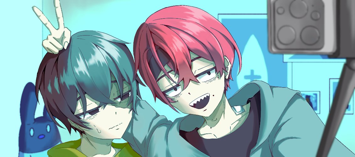 まひるくんとふっちー

#Eve家 
#私の絵柄が好みって人にフォローされたい 
#illustrator 
#絵柄が好みっていう人にフォローされたい