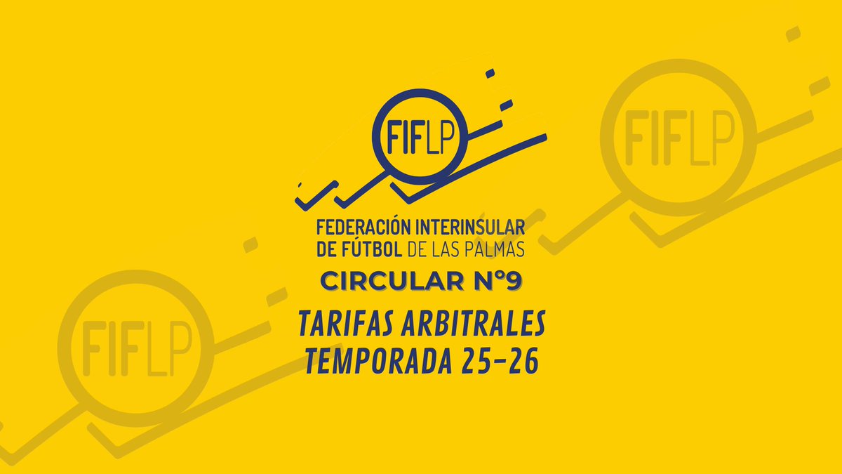 📣 | La FIFLP publica la circular con las tarifas arbitrales para la temporada 2025/2026

ℹ️⬇️
weblaspalmas.novanet.es/pnfg/NNws_ShwN…