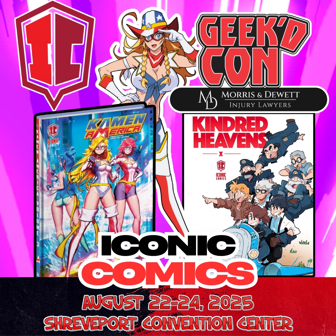 PelleCreepy's tweet photo. If you're in or around Shreveport, Louisianna August 22-24, stop by Geek'd Con!

The @iconic_comics team will be there! https://t.co/6cm6zRTRkH