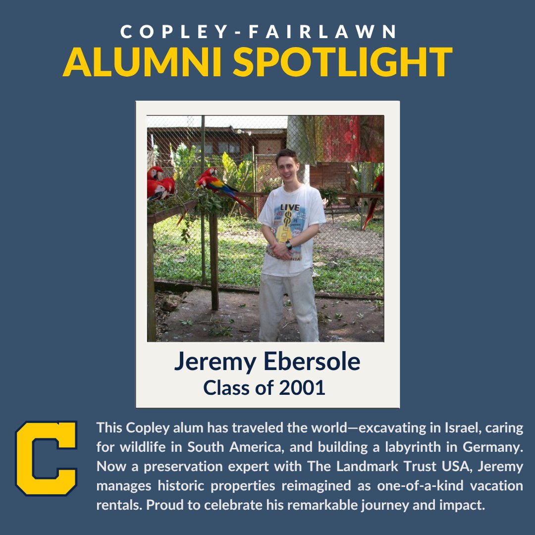 We love honoring our incredible CFCS alumni!

Share your story and photos to help celebrate the lasting legacy of Copley graduates using the link below:

ow.ly/JnOU50Vf5kg