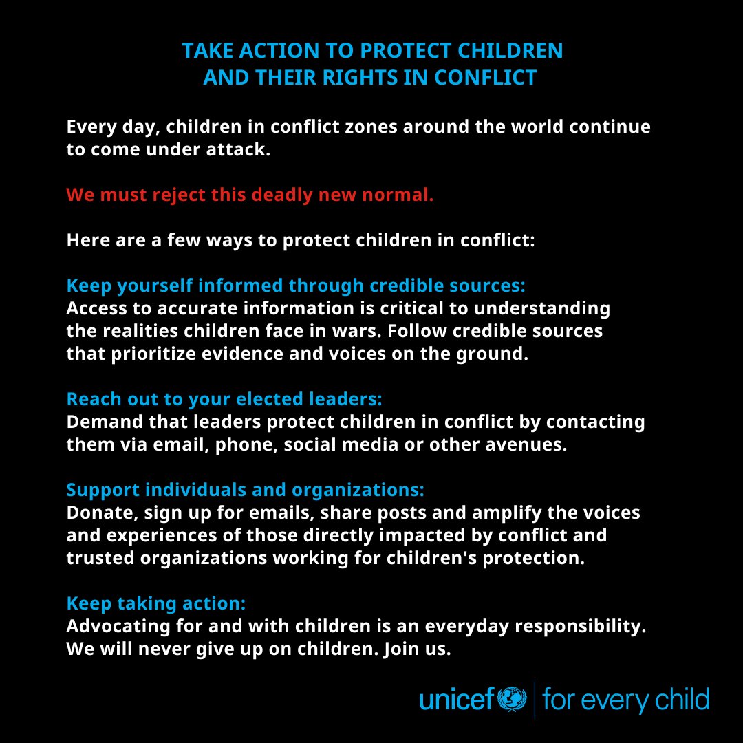 The alarming increase in the use of explosive weapons in populated areas is a leading cause of child casualties in conflicts around the world.

From advocating with those with power to take action, to providing life-saving supplies and services, UNICEF is committed to protecting