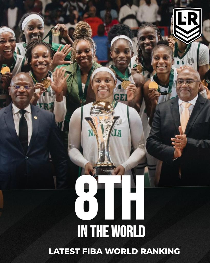 D'Tigress has been ranked the 8th best women's team in the world in the latest FIBA world ranking 👏