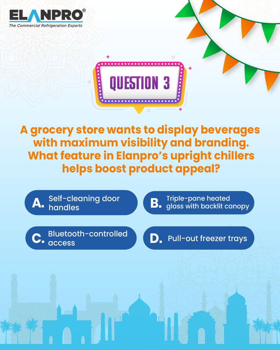 Think you’ve got the coolest brain in town?
Prove it in the Elanpro #RefrigeratoryNation Challenge and grab some amazing prizes! 🔥
How to join the fun:
1️⃣ Follow us for all contest reels
2️⃣ Comment your answers below
3️⃣ Share this post to your story
4️⃣ Tag &amp; invite your squad
