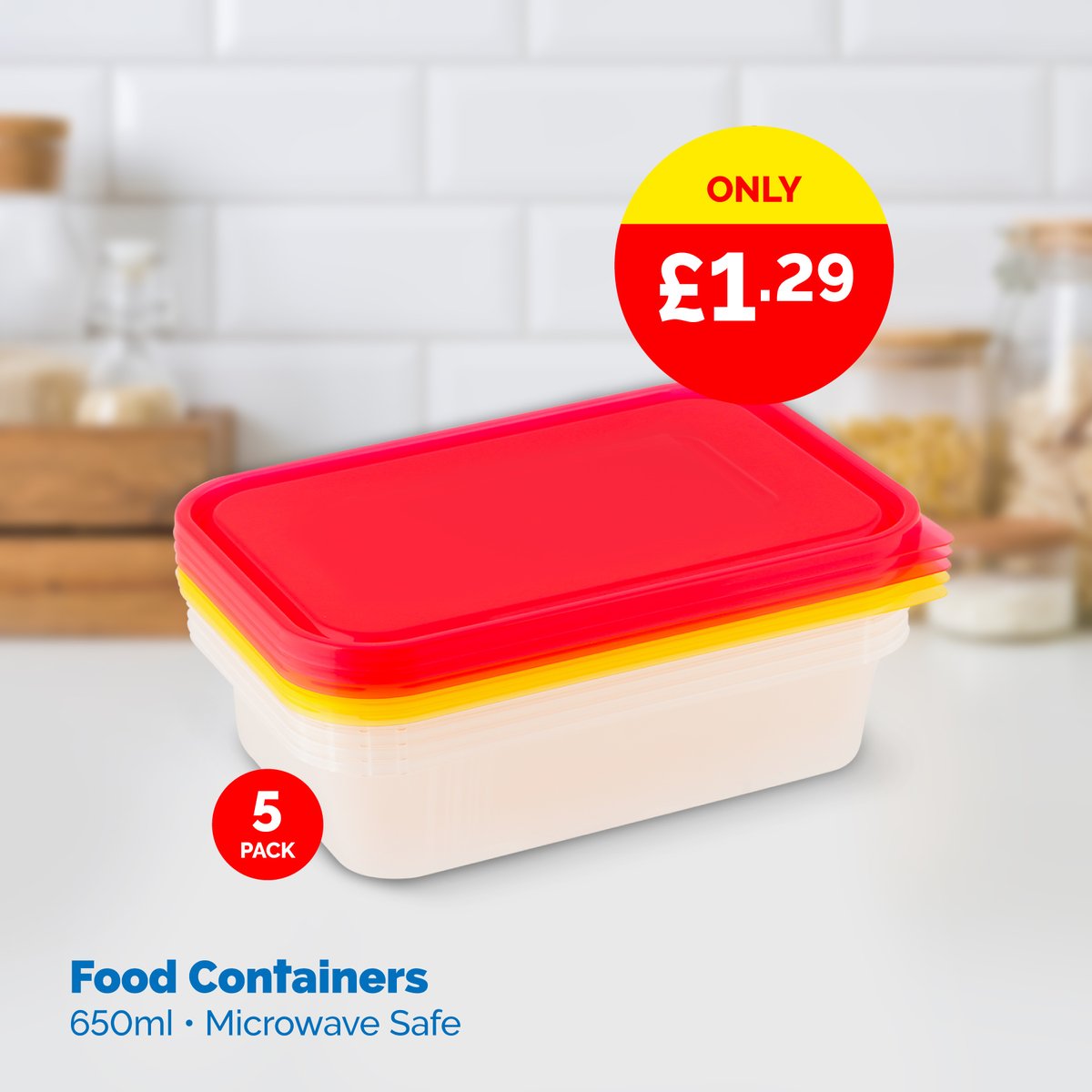Poundstretcher1's tweet image. Don&apos;t let your leftovers go to waste with our money saving range of food storage containers 💪

 #foodstorage #storagecontainers #containers #leftovers