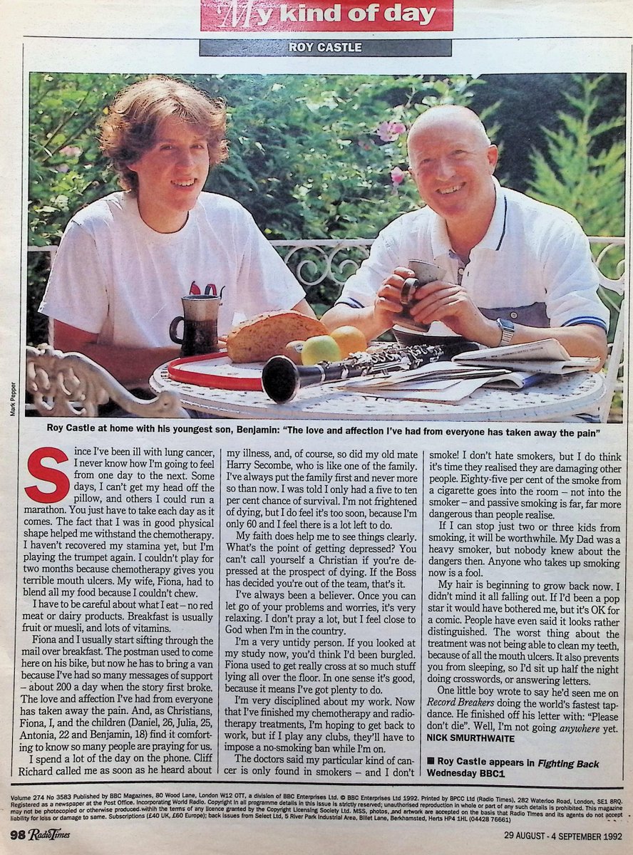TvDidYouSee's tweet photo. #OnThisDay 2 September 1992 📺TV Listings
#RoyCastle discusses his battle with lung cancer in FIGHTING BACK.
The residents of #CoronationStreet plan a grand send-off for Alec and Bet.
Bunny feels guilty for doubting Fizz in #Eldorado.
ScreenPlay: BUYING A LANDSLIDE. https://t.co/Ui4RUqt3rj