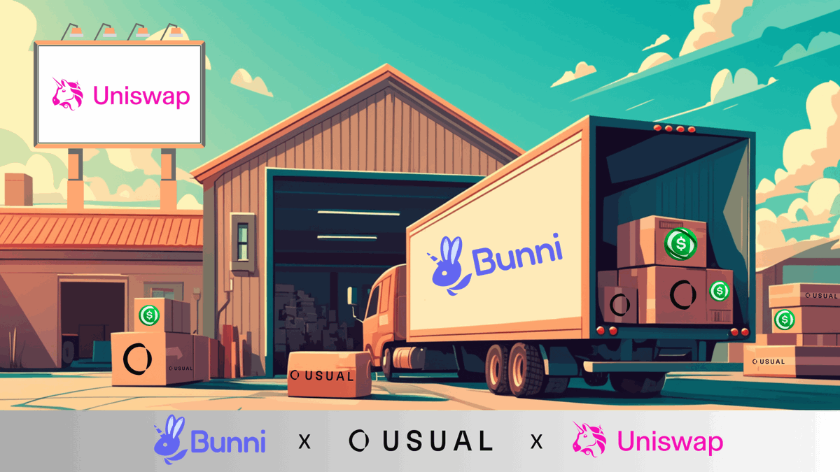 The <a href="/usualmoney/">Usual</a> team is moving their LP from Curve to <a href="/Uniswap/">Uniswap Labs 🦄</a> via Bunni with migration rewards being distributed through the Usual app.

The new USD0++/USD0 pool on <a href="/bunni_xyz/">Bunni</a> (powered by Uniswap V4) tackles the inefficiencies of traditional stablecoin pools using a custom Bunni