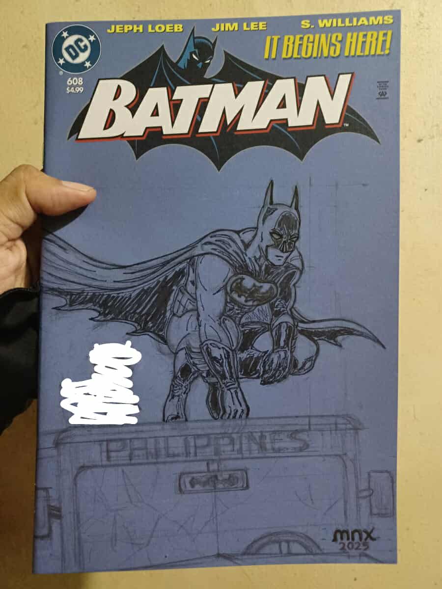 art_mnx's tweet photo. Sketch mode. Work in progress.
#WIP #ColorblindArtist #Batman #PHJeepney #sketch #coverart #tradart #superhero #darkknight #comicbook #blanksketch #DCComics #ArtPh #MnxArt https://t.co/0XwBcceva1