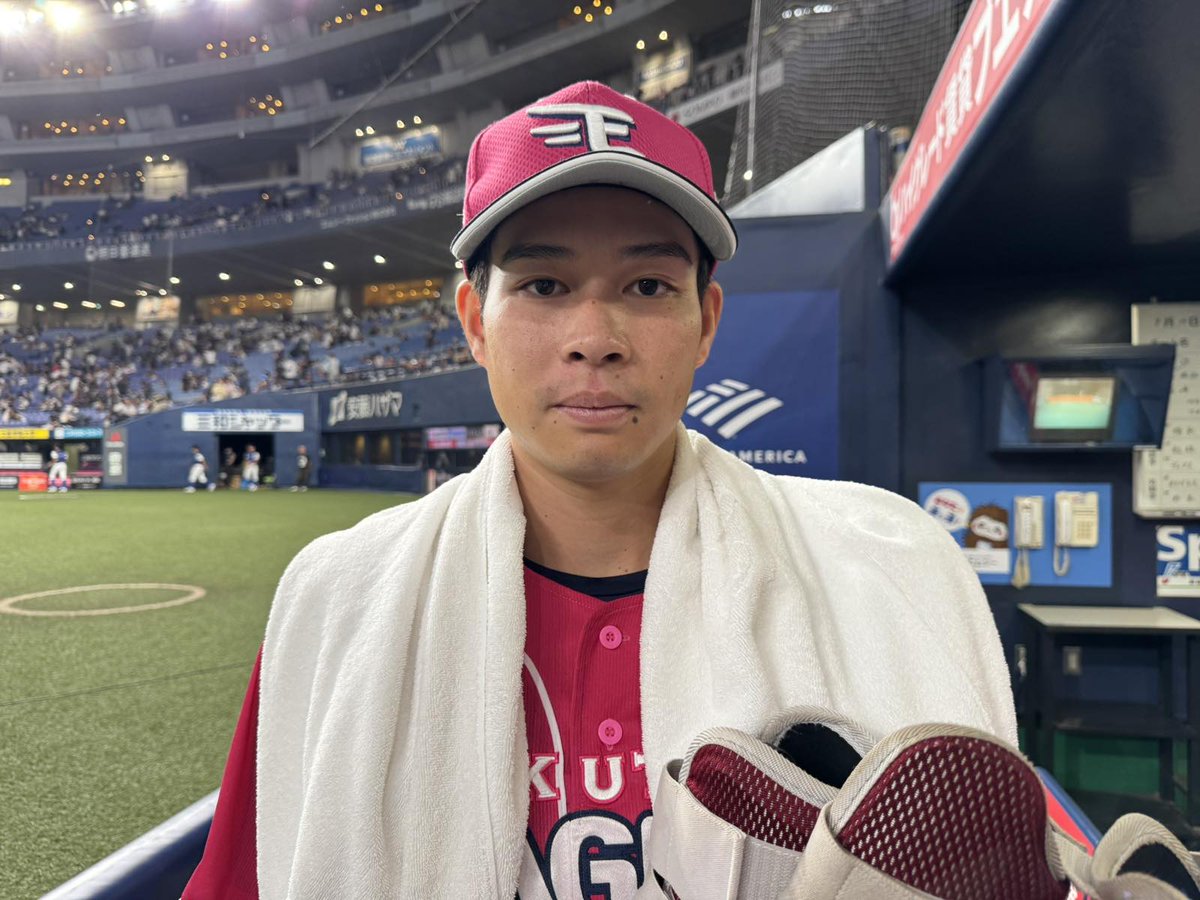 先制のタイムリー！🚀 #中島大輔 選手は9試合連続ヒットで打撃好調です