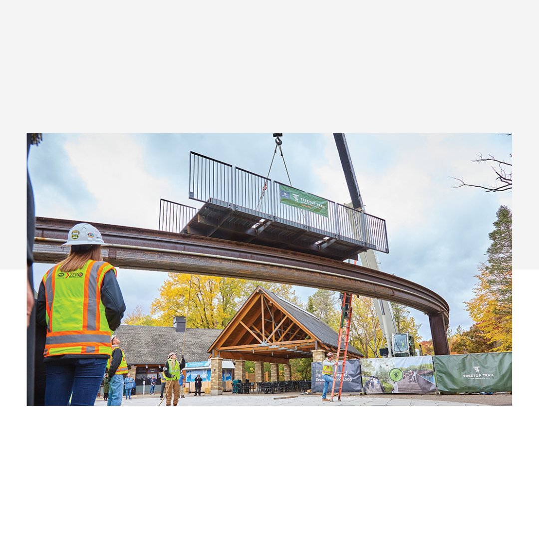 From monorail to treetop trail—how engineers turned an aging structure into a stunning, low-impact wildlife walkway. 

📖Read the article: structuremag.org/article/elevat…