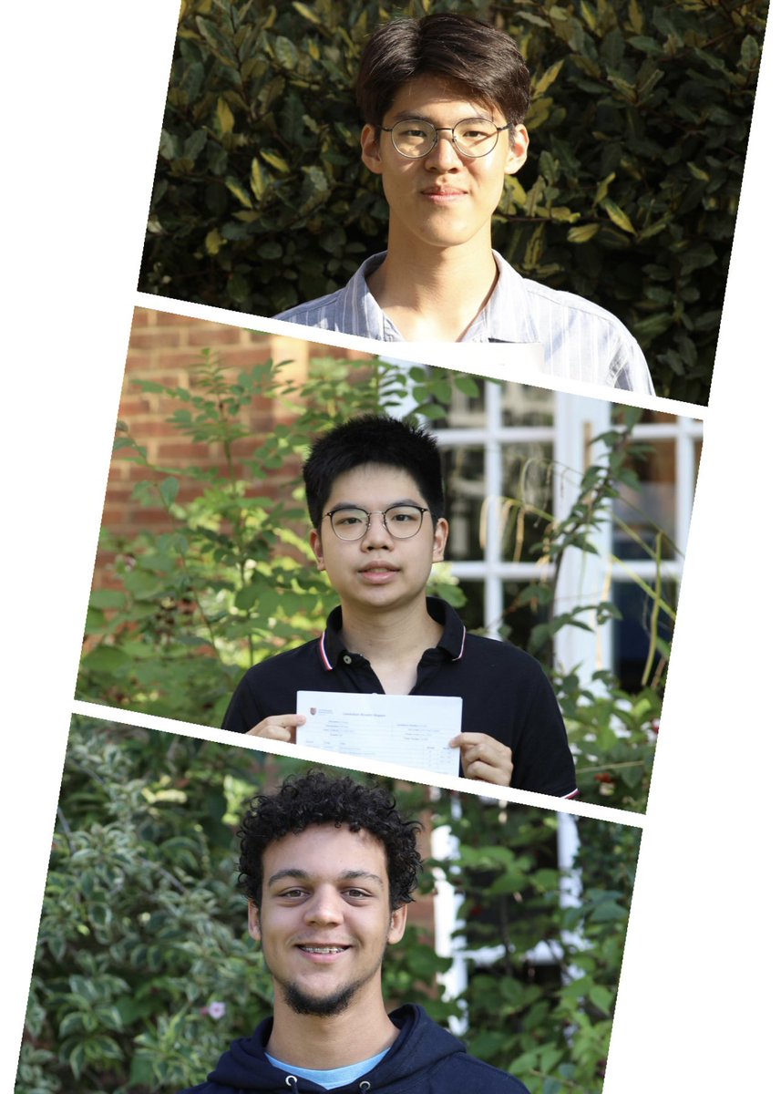 mgs_1515's tweet image. Zhanjun, Gareth and Ieuan each achieved four A*, securing places to read Engineering at @Cambridge_Uni. Zhanjun excelled in Maths, Further Mathd, Chemistry and Physics, while Gareth and Ieuan achieved great marks in Maths, Further Maths, Physics and Electronics #goingtocambridge