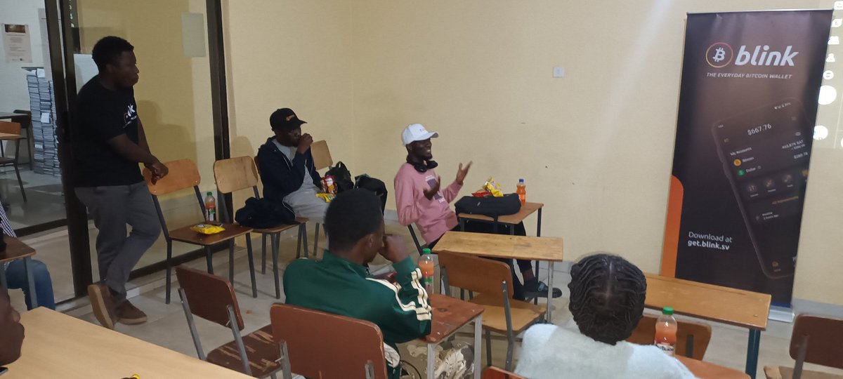btc_campus_zm's tweet photo. "Massive thanks to @blinkbtc for supporting our growing community 💛⚡ 
We’re not just about meetups, but education and empowering Zambian youths through Bitcoin.

Next up… @btc_campus_zm second cohort. Stay tuned 👀

Remember, you can always send your support to our @geyserfund https://t.co/MWQl3PZPtW