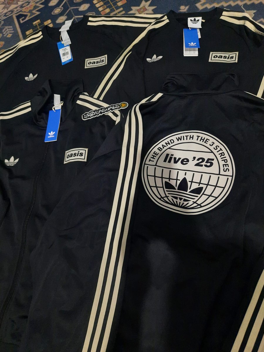 Landed an Jersey, tracktop, t shirt dll Adidas x oasis